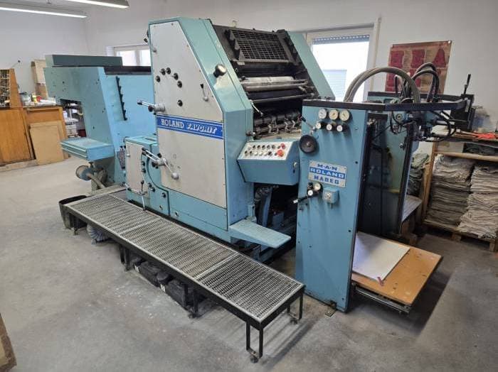 Roland UV & drip-off Press
