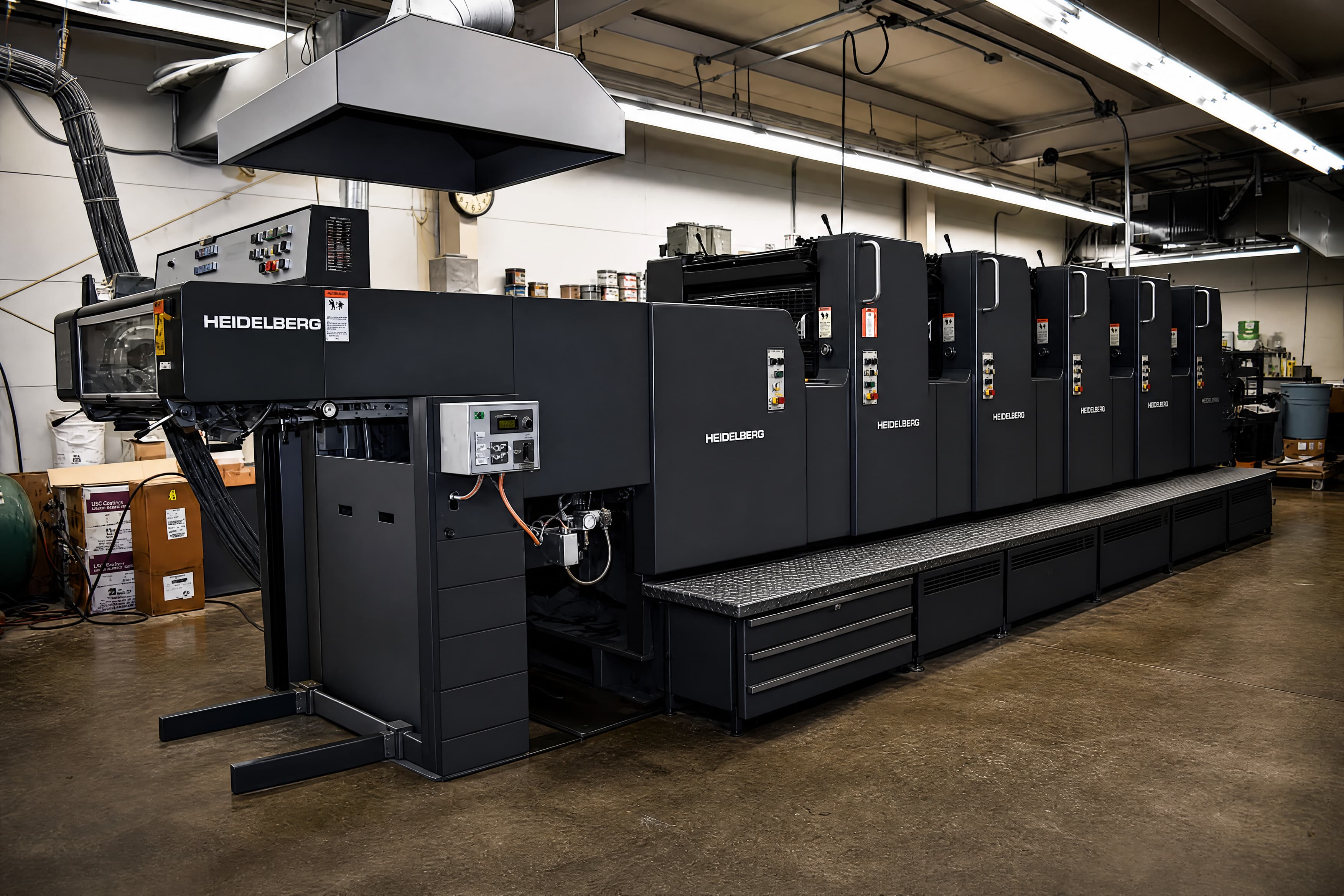Heidelberg 5-Color Commercial Offset Printing Press Machine